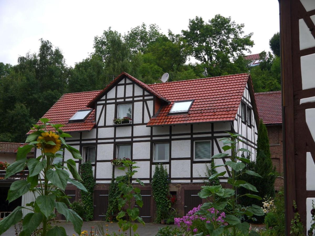 Ferienwohnungen Am Campingplatz Trendelburg Esterno foto